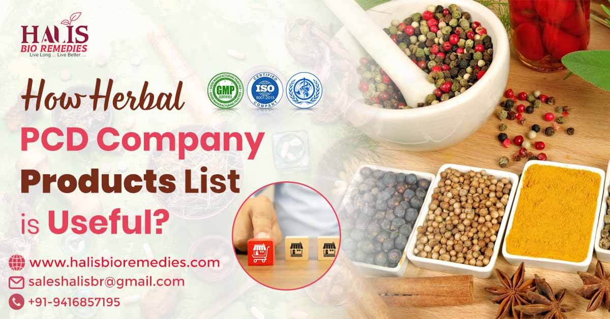 herbal PCD company products list